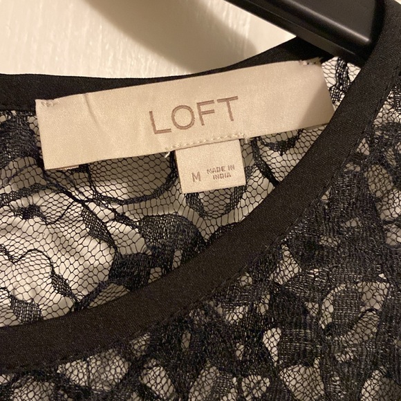 NWOT LOFT lace top size medium - Picture 2 of 6